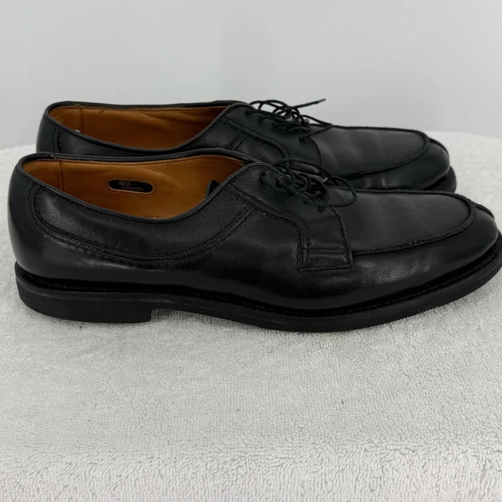Allen Edmonds Stockbridge Split Tow Black Leather Dress Shoes Men’s Size 9.5a